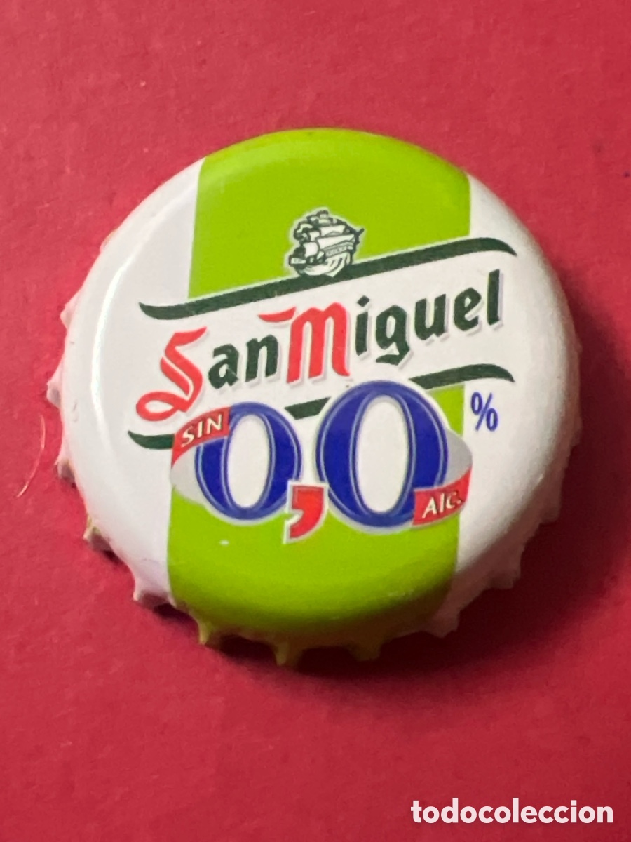 Coleccionismo de cervezas: T4/X2/K5. CHAPA TAPON CERVEZA SAN MIGUEL 0,0%