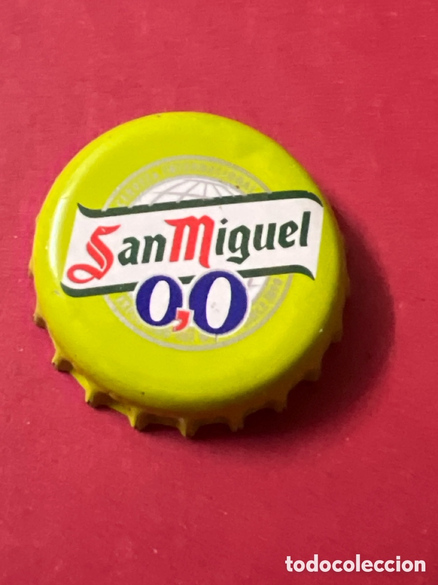 Coleccionismo de cervezas: T4/X2/L4. TAPON CORONA CAPSULA CHAPA CERVEZA SAN MIGUEL 0,0 (ESPA&Ntilde;A