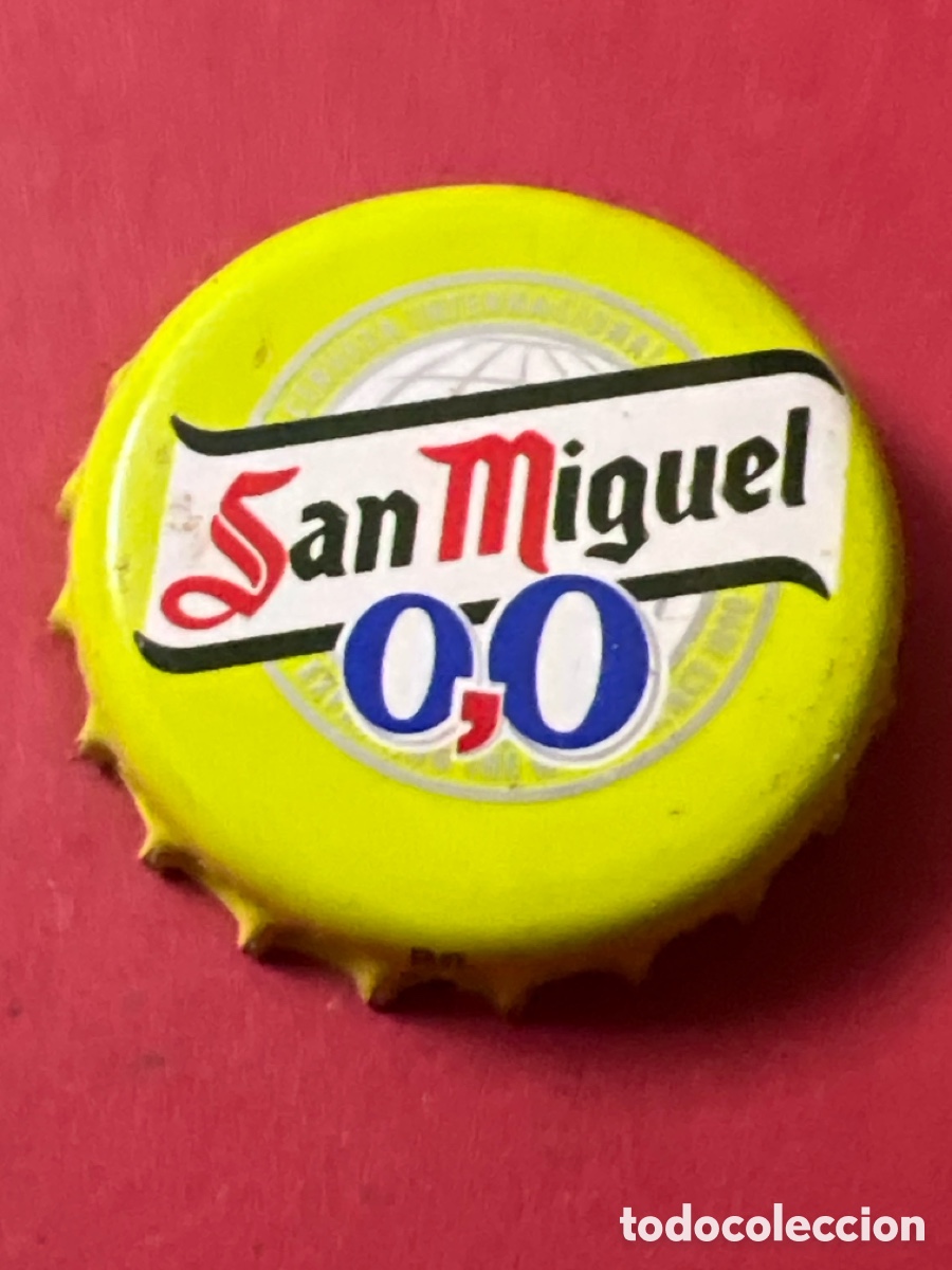 Collectable Beer: T4/X2/L5. TAPON CORONA CAPSULA CHAPA CERVEZA SAN MIGUEL 0,0 (ESPA&Ntilde;A