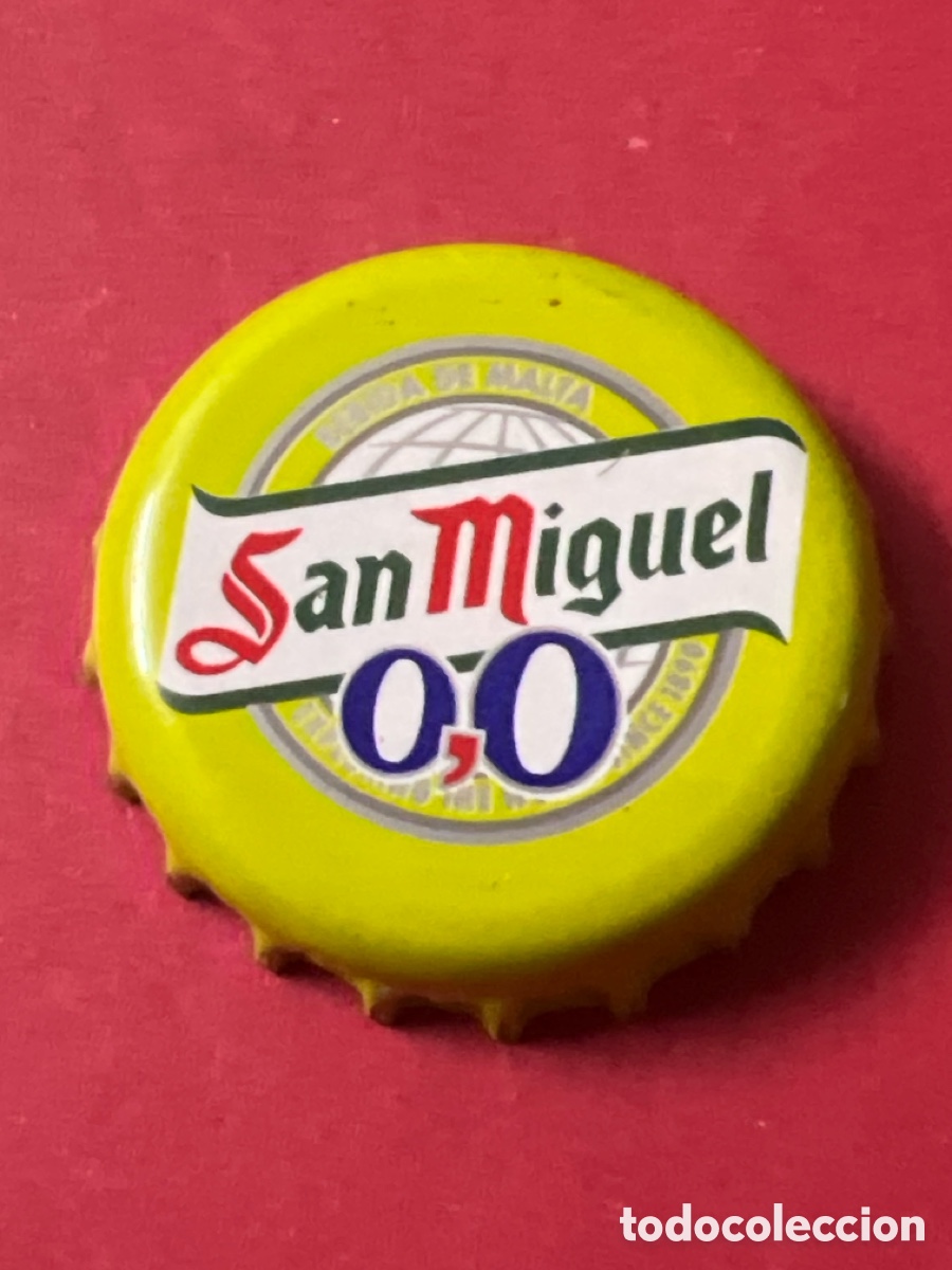 Coleccionismo de cervezas: T4/X2/M1.TAPON CORONA CAPSULA CHAPA CERVEZA SAN MIGUEL 0,0 (ESPA&Ntilde;A
