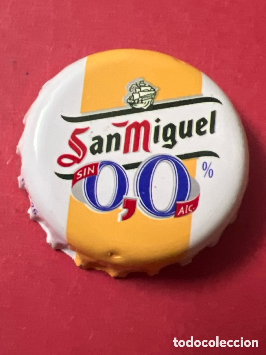 Coleccionismo de cervezas: T4/X2/M3. CHAPA CERVEZA , CERVEZAS SAN MIGUEL 0,0 SIN ALC