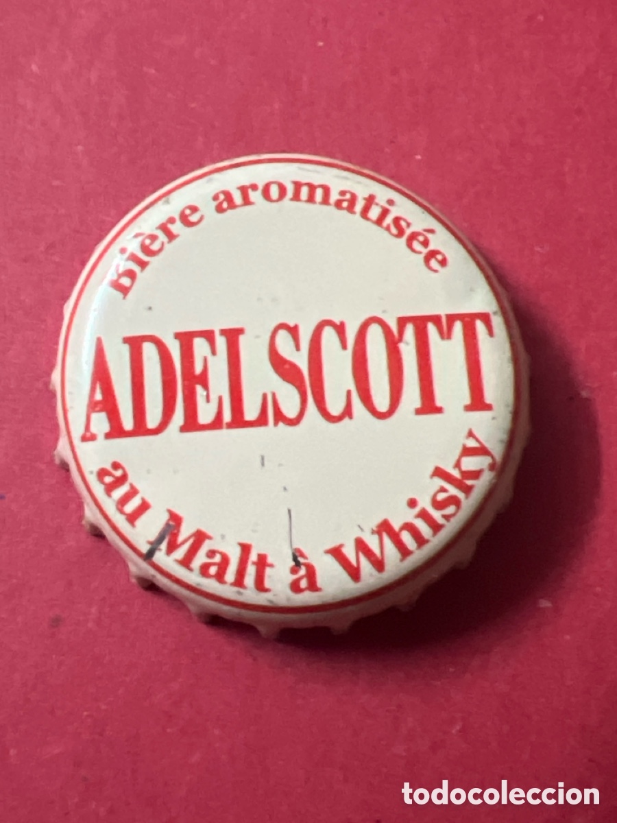 Coleccionismo de cervezas: T4/X2/N4. CHAPA CERVEZA ADELSCOTT DE FRANCIA