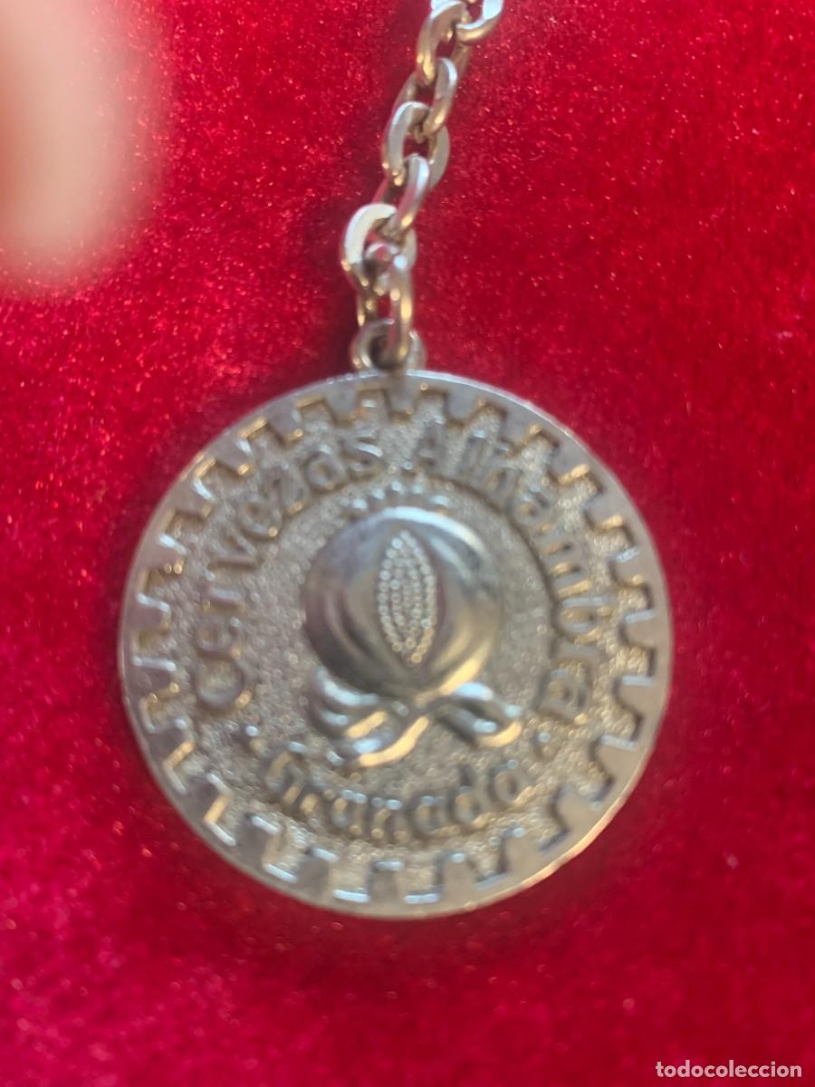 Coleccionismo de cervezas: PUBLICIDAD; ANTIGUO LLAVERO CERVEZAS ALHAMBRA A&Ntilde;OS 80