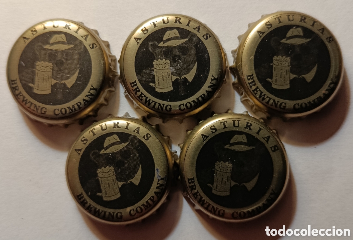 Coleccionismo de cervezas: LOTE CHAPAS ASTURIAS BREWING COMPANY
