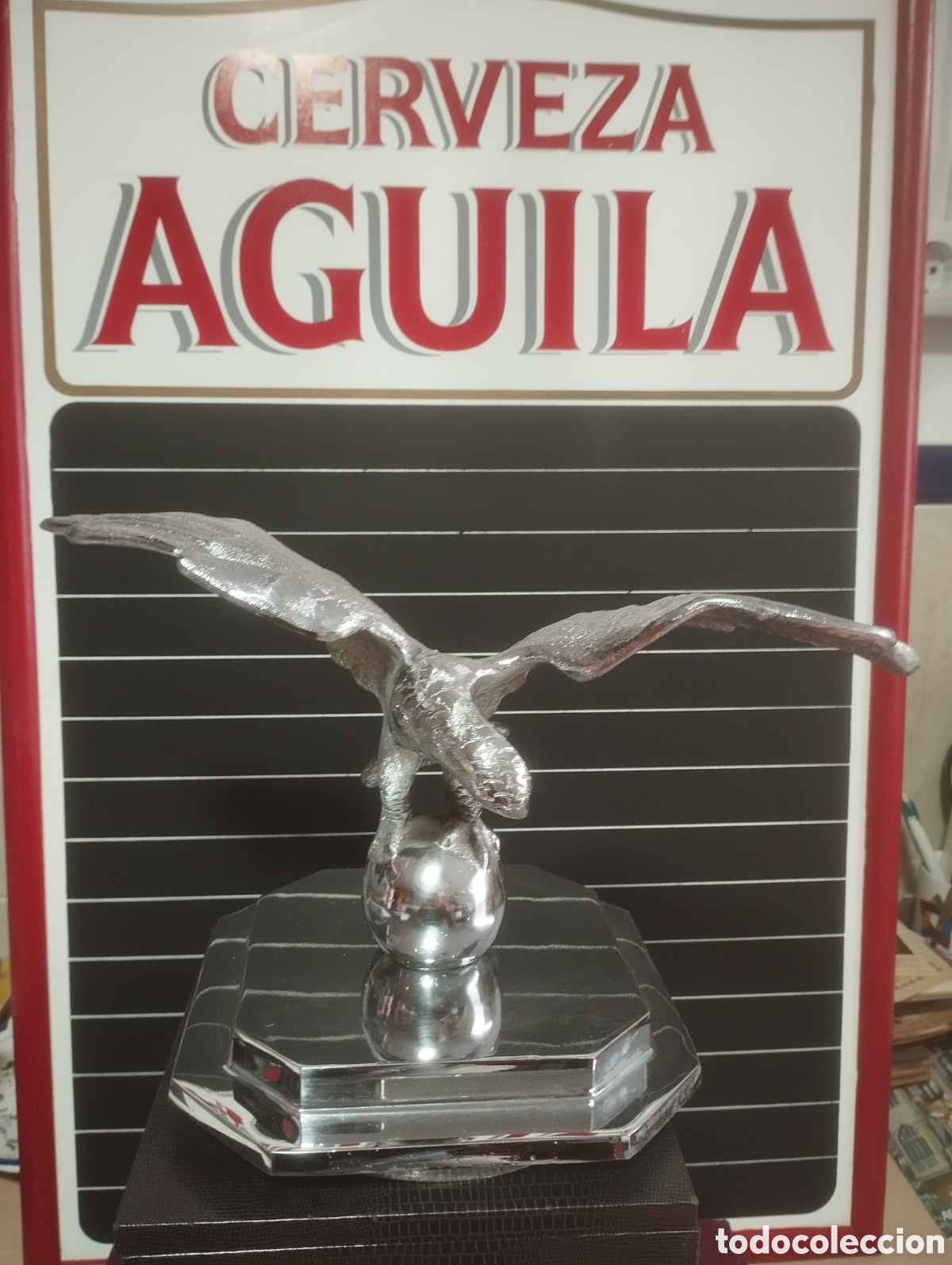 Coleccionismo de cervezas: GRIFO CERVEZA EL AGUILA PIEZA SUPERIOR IMPECABLE