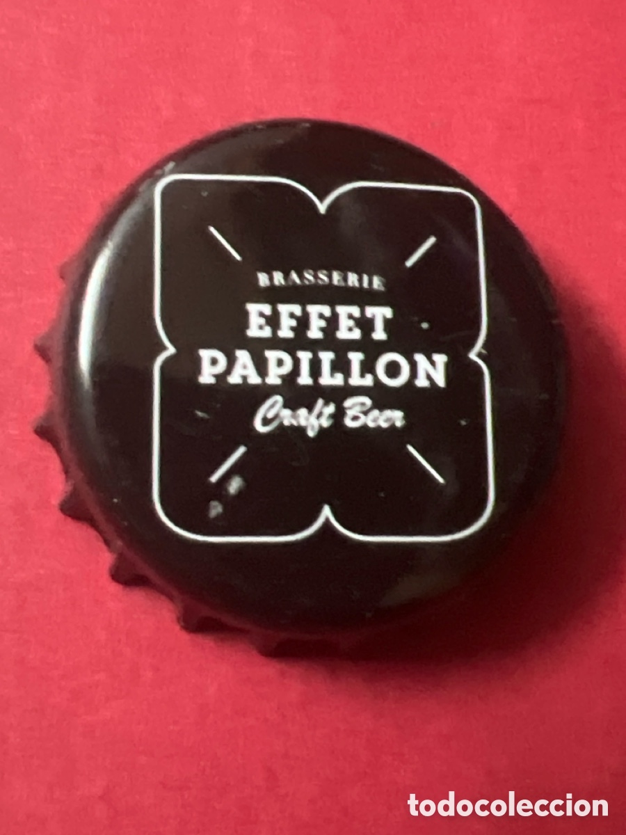 Coleccionismo de cervezas: T4/X7/P5. Capsule De Biere &rdquo;Effet Papillon&rdquo; - Brasserie Artisanale - 33700 Merignac -