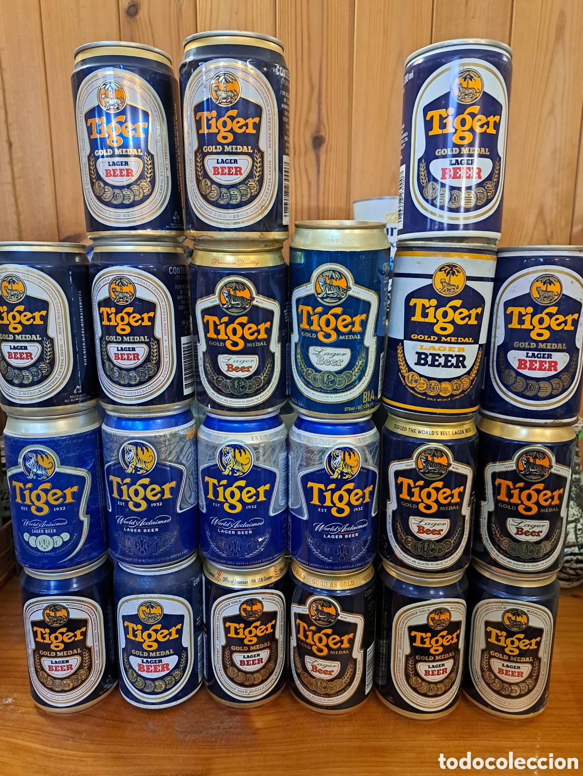 Coleccionismo de cervezas: Latas de cerveza Tiger