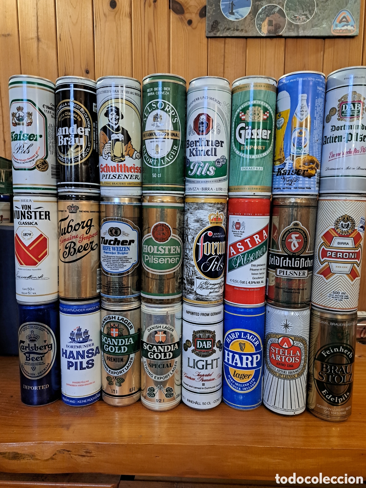 Coleccionismo de cervezas: Latas de cerveza vajas