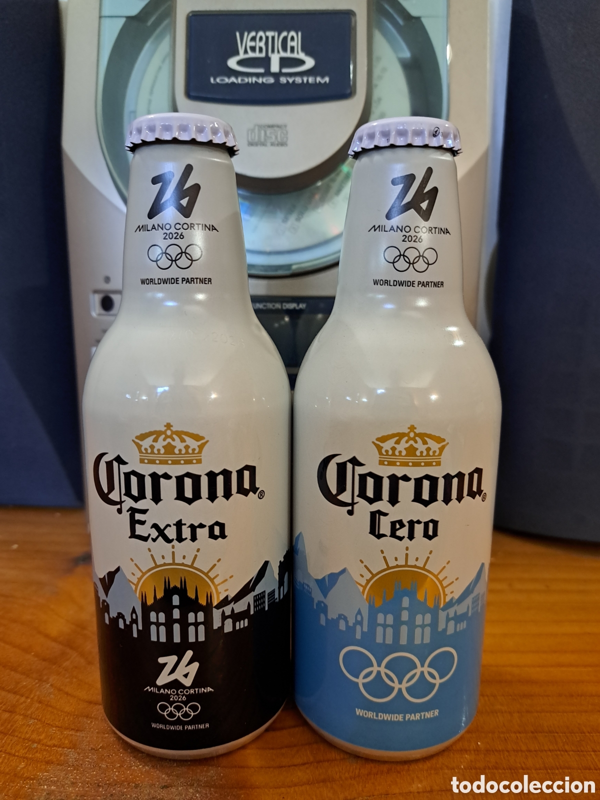 Coleccionismo de cervezas: Botellas corona olimpiadi Milano