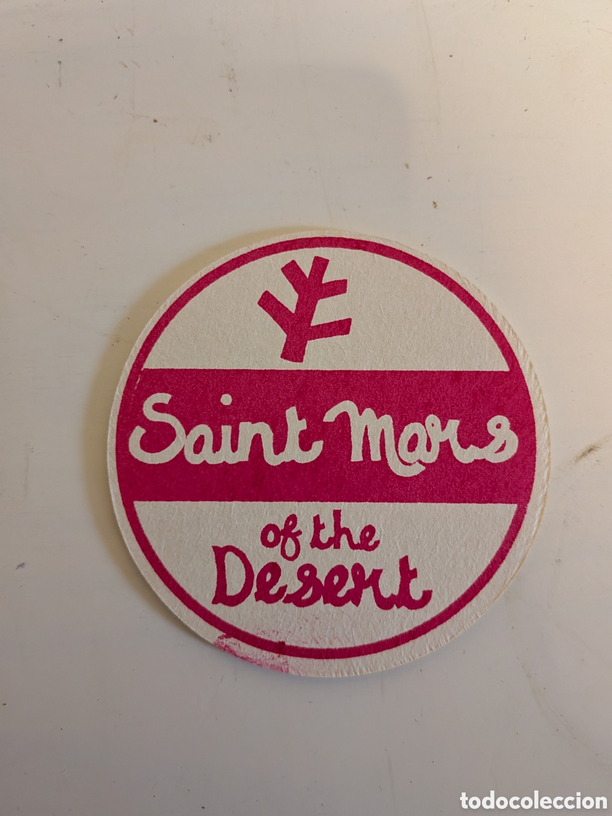 Coleccionismo de cervezas: Posavasos Saint Mars of the Desert - Brewery Sheffield - Cerveza Artesana