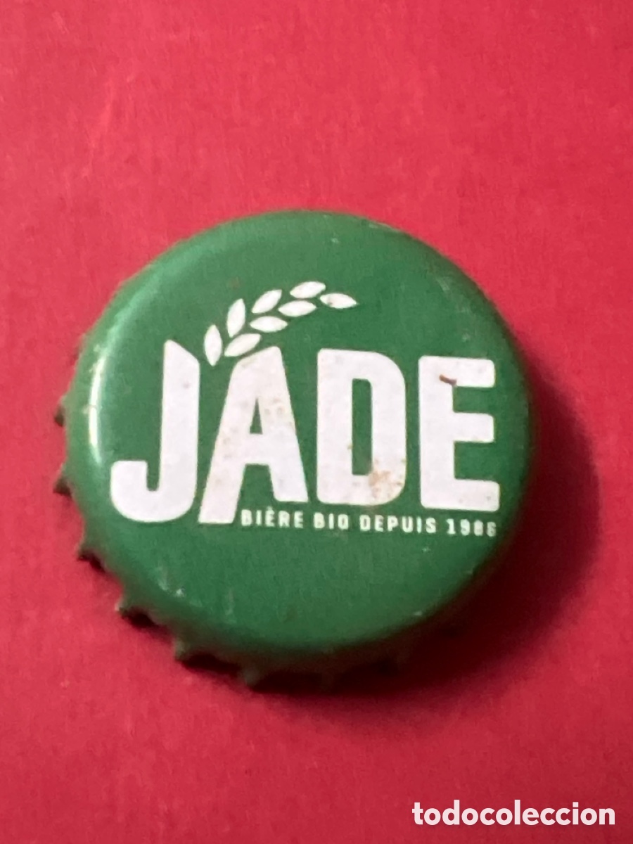 Coleccionismo de cervezas: T4/X8/A6. CHAPA CERVEZA - France Capsule Bi&egrave;re Beer Crown Cap Brasserie Castelain Jade Bi&egrave;re Bio de