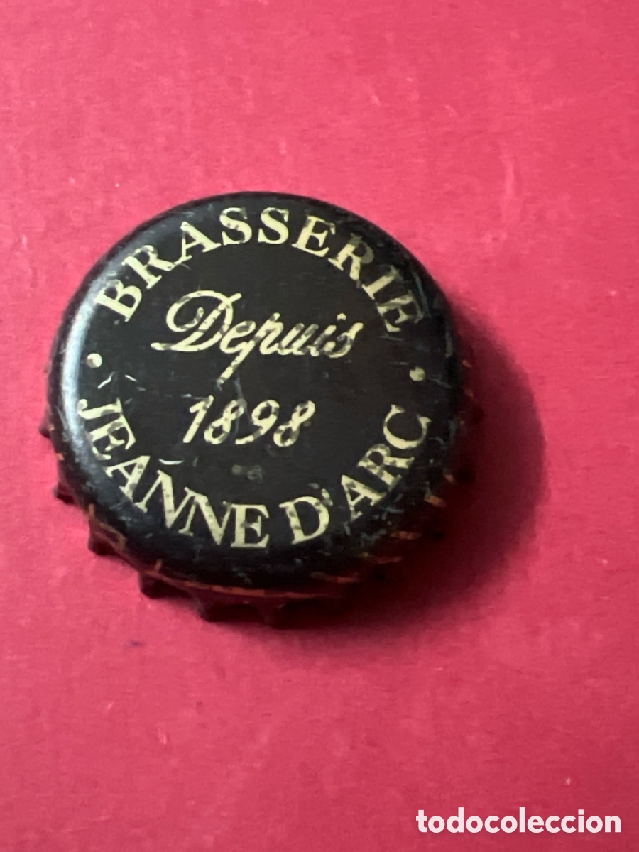 Coleccionismo de cervezas: T4/X8/B2. CHAPA CERVEZA - BRASSERIE JEANNE D&rsquo;ARC