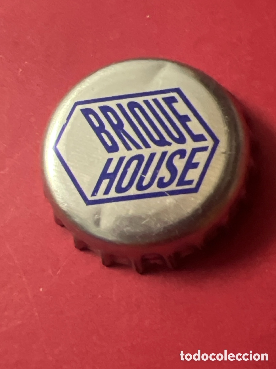 Coleccionismo de cervezas: T4/X8/H3. CHAPA CERVEZA - Capsule Bi&egrave;re BRIQUE HOUSE Pas de Calais