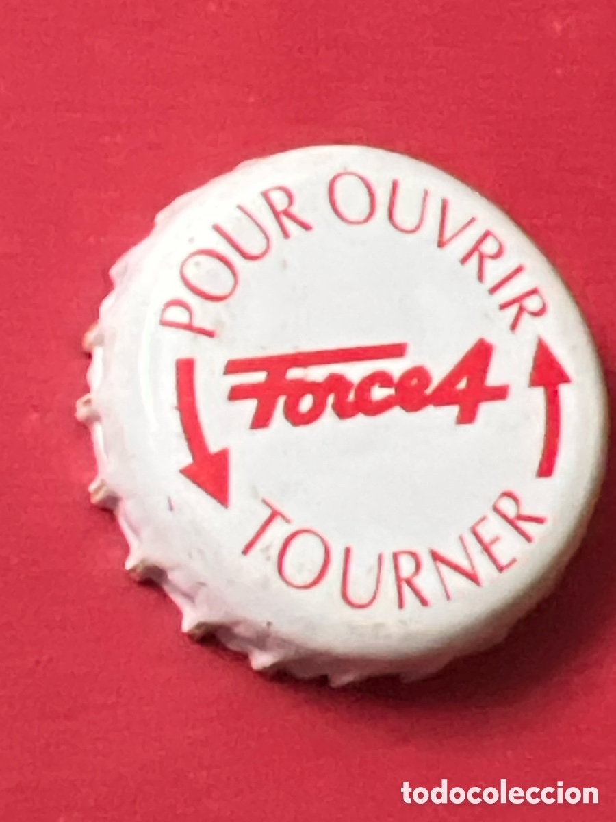 Colecionismo de cervejas: T4/X8/J6. CHAPA CERVEZA - FORCE 4