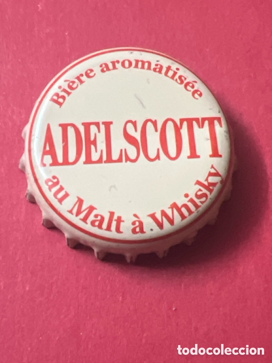 Coleccionismo de cervezas: T4/X8/N3. CHAPA CERVEZA ADELSCOTT DE FRANCIA