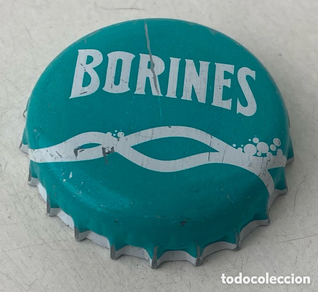 Coleccionismo de cervezas: CHAPA TAP&Oacute;N CORONA EAU TAPPI BOTTLE CAP ACQUA WATER AGUA DE BORINES (2)--LOTE N. 4057--CARMANJO
