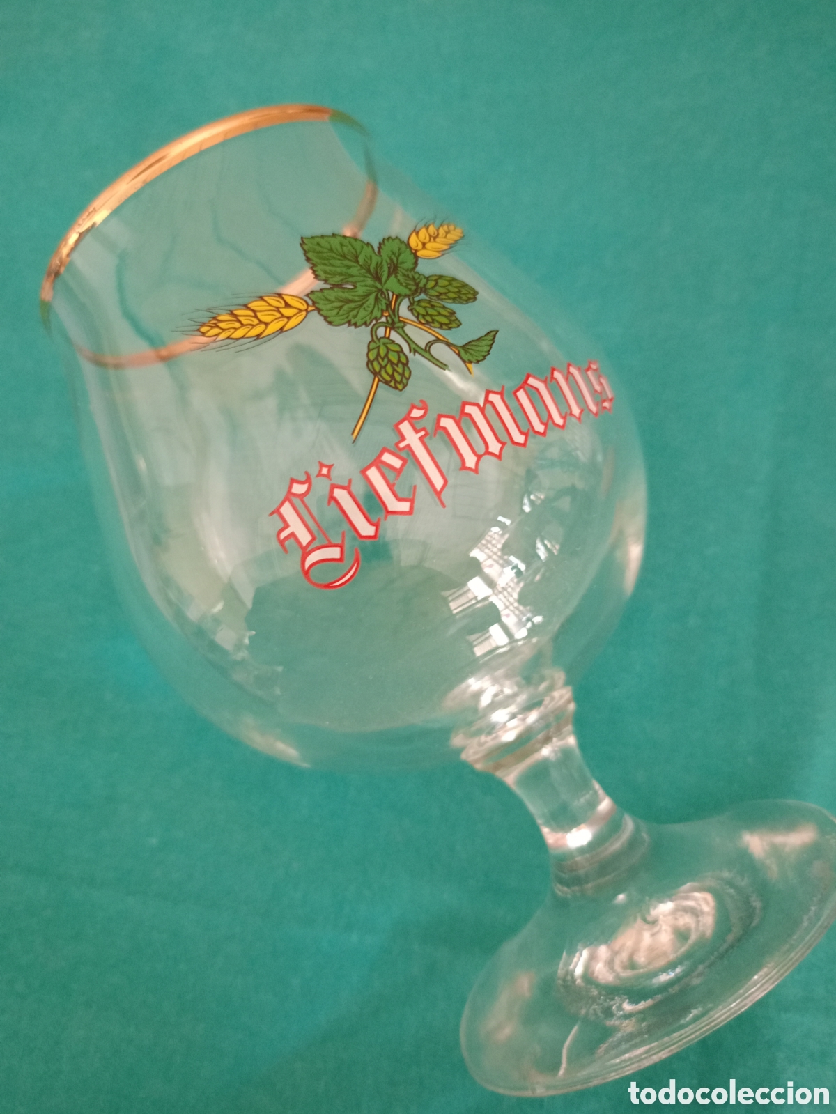 Coleccionismo de cervezas: COPA DE CERVEZA LIEFMANS