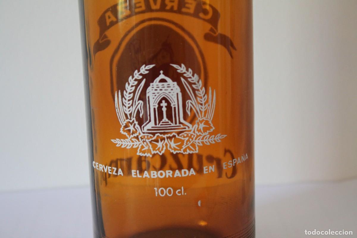 Coleccionismo de cervezas: BOTELLA CERVEZA CRUZCAMPO, LITRO - Foto 2