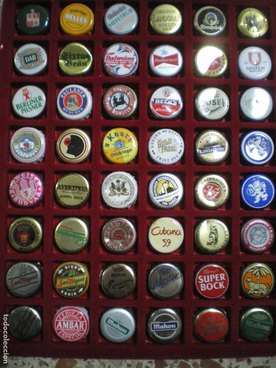 Coleccionismo de cervezas: LOTE CHAPAS CERVEZA INTERNACIONALES