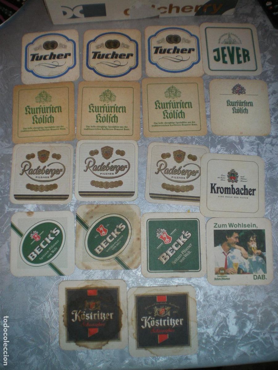 Coleccionismo de cervezas: POSAVASO CERVEZA ALEMANIA VARIADO