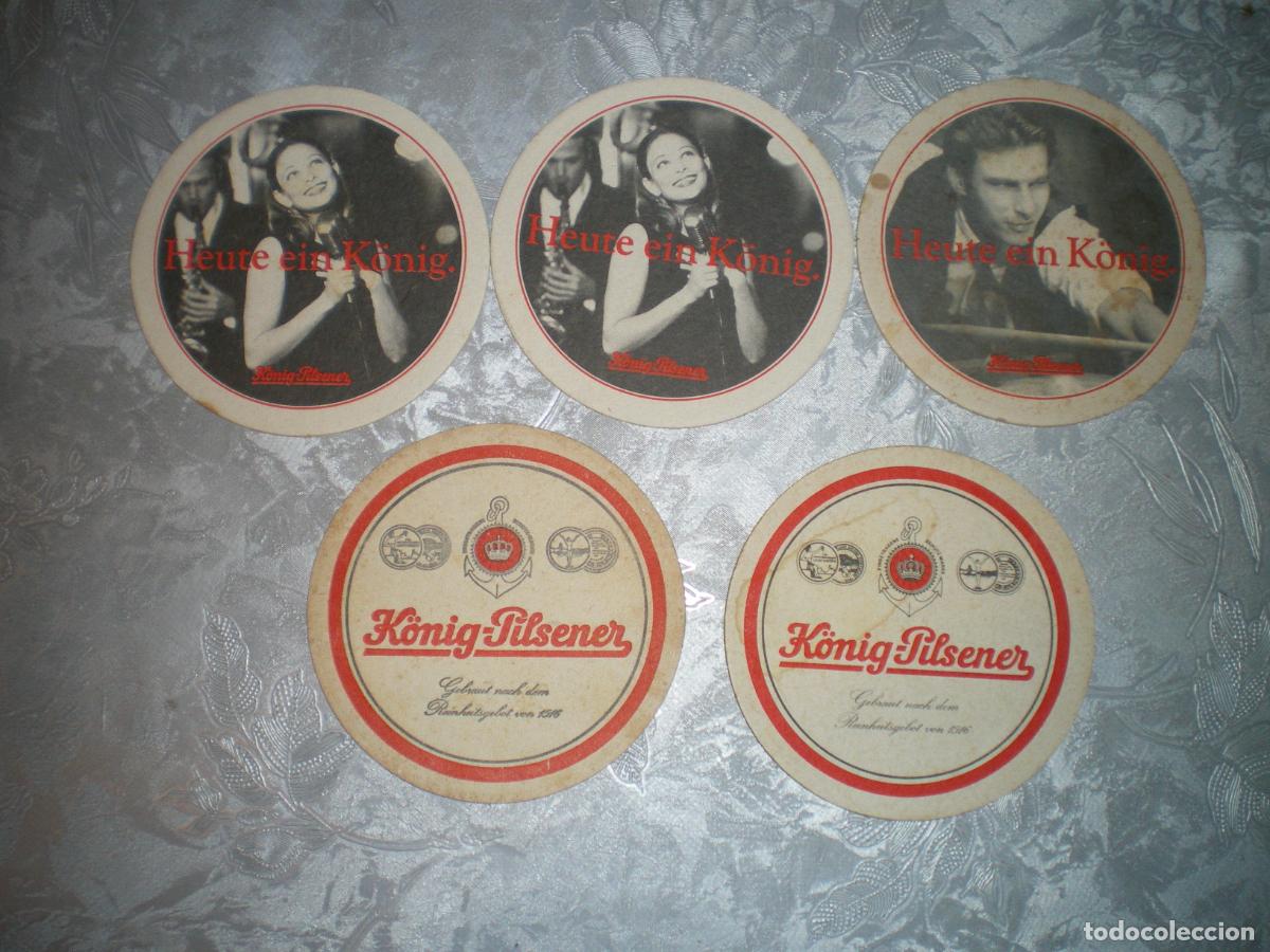 Coleccionismo de cervezas: LOTE POSAVASOS CERVEZA ALEMANIA K&Ouml;NIG PILSENER