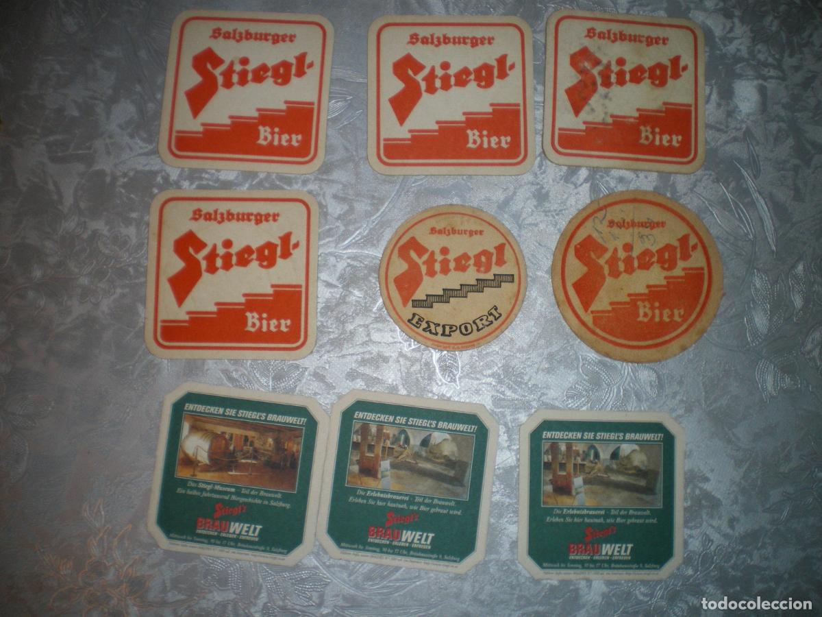Coleccionismo de cervezas: LOTE POSAVASOS CERVEZA AUSTRIA STIEGL