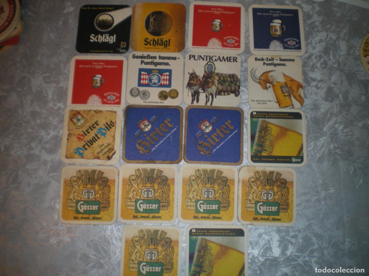 Coleccionismo de cervezas: LOTE POSAVASOS CERVEZA AUSTRIA VARIADO