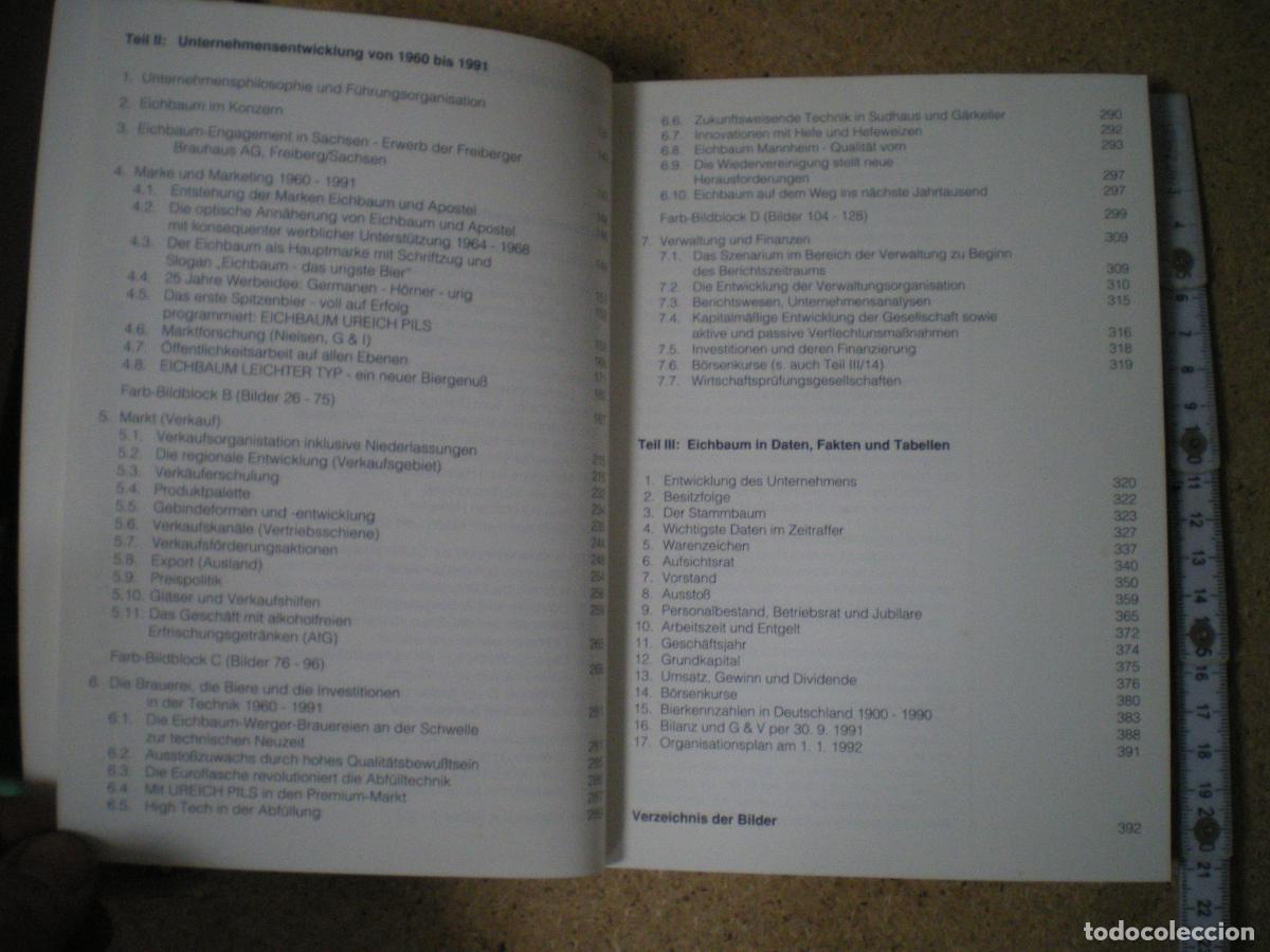 Coleccionismo de cervezas: LIBRO CERVEZA EICHBAUM ALEMANIA - Foto 3
