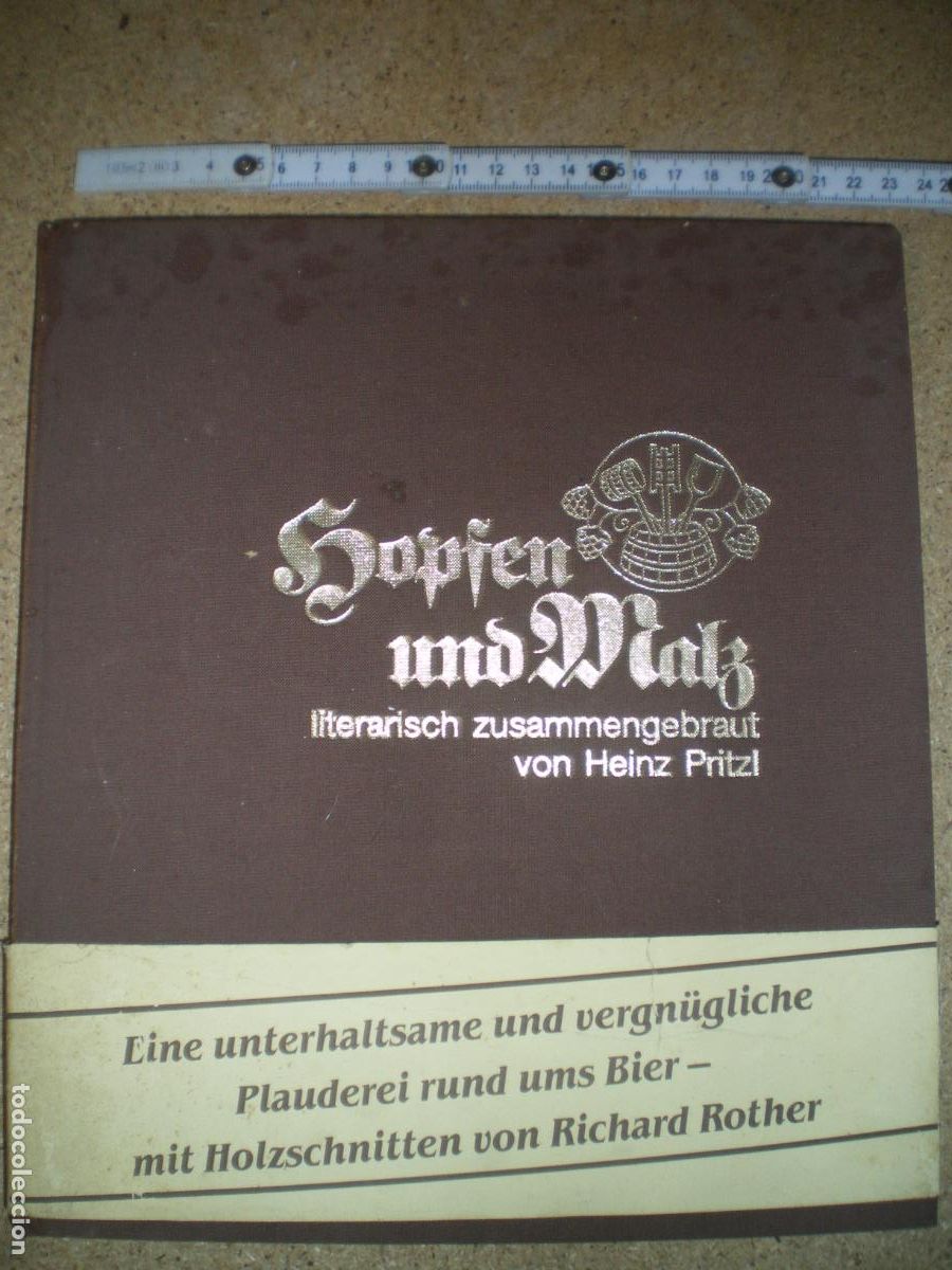 Coleccionismo de cervezas: LIBRO CERVEZA HOPFEN UND MALZ, ALEMANIA