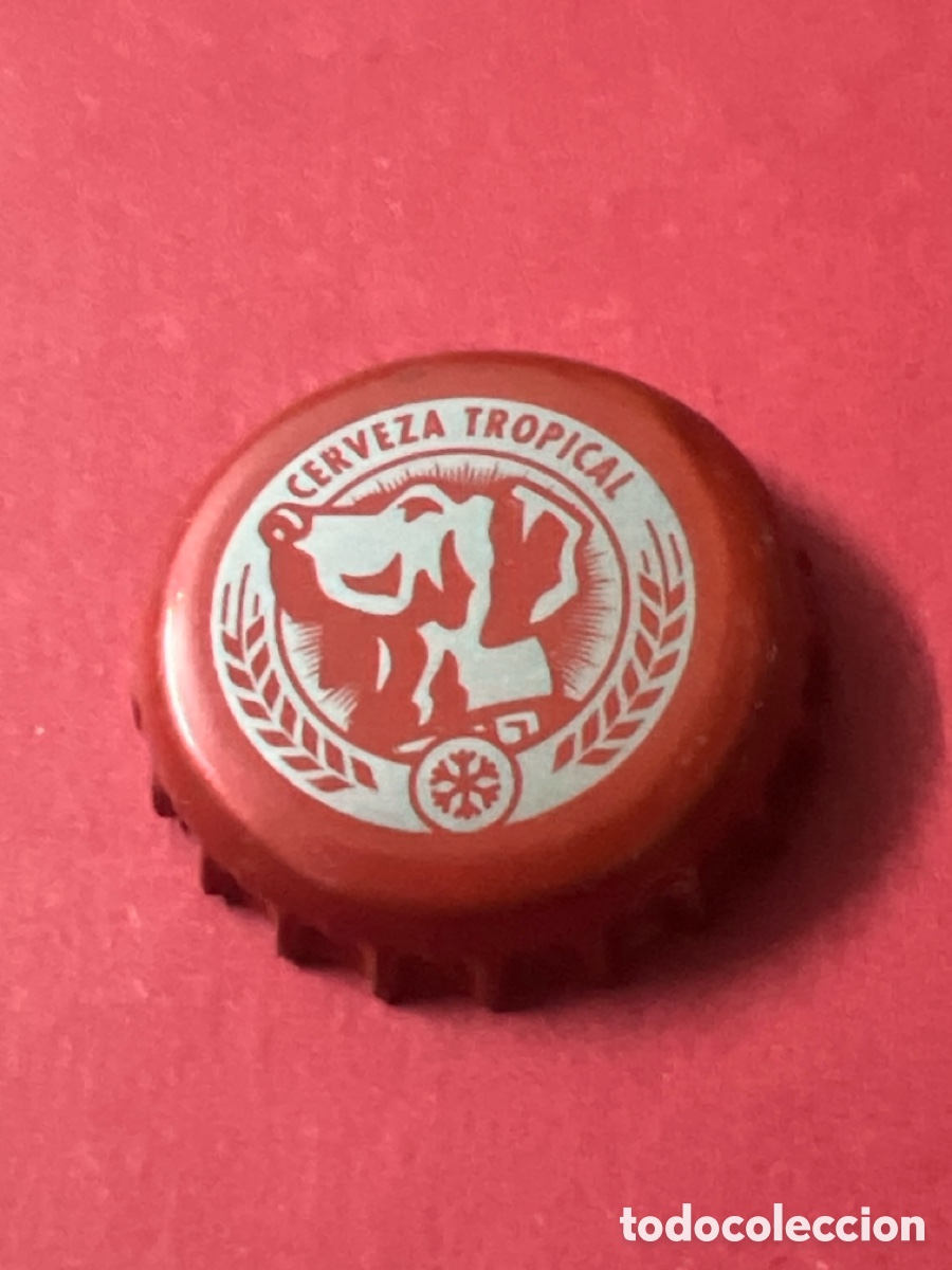 Coleccionismo de cervezas: T4/X7/i1. TAPON CORONA CAPSULA CHAPA CERVEZA TROPICAL (ESPA&Ntilde;A)
