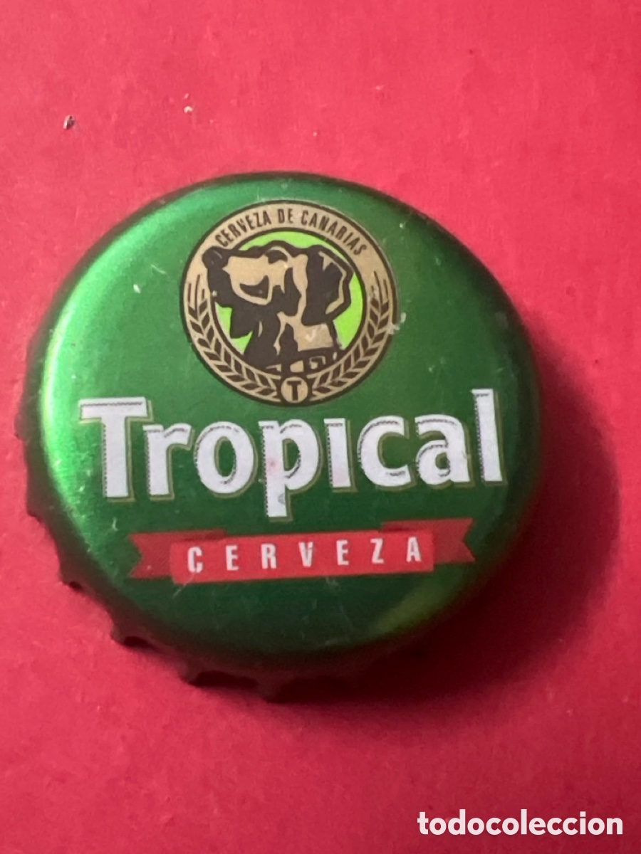 Coleccionismo de cervezas: T4/X9/G5. CHAPA BIRRA BIER CERVEZA BOTTLE CAP BEER TROPICAL - ISLAS CANARIAS