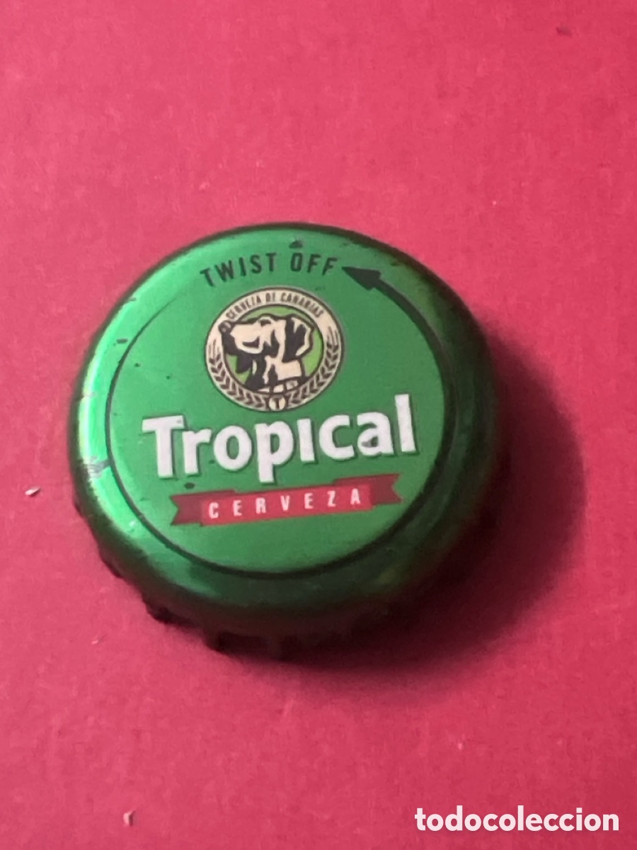 Coleccionismo de cervezas: T4/X9/H1. CHAPA CERVEZA TROPICAL