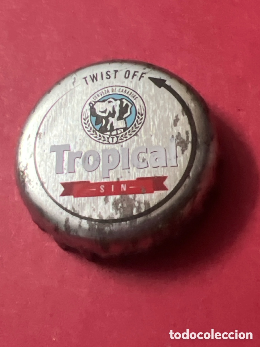 Coleccionismo de cervezas: T4/X9/J2. CHAPA ESPA&Ntilde;A CERVEZA TAPON CORONA TROPICAL
