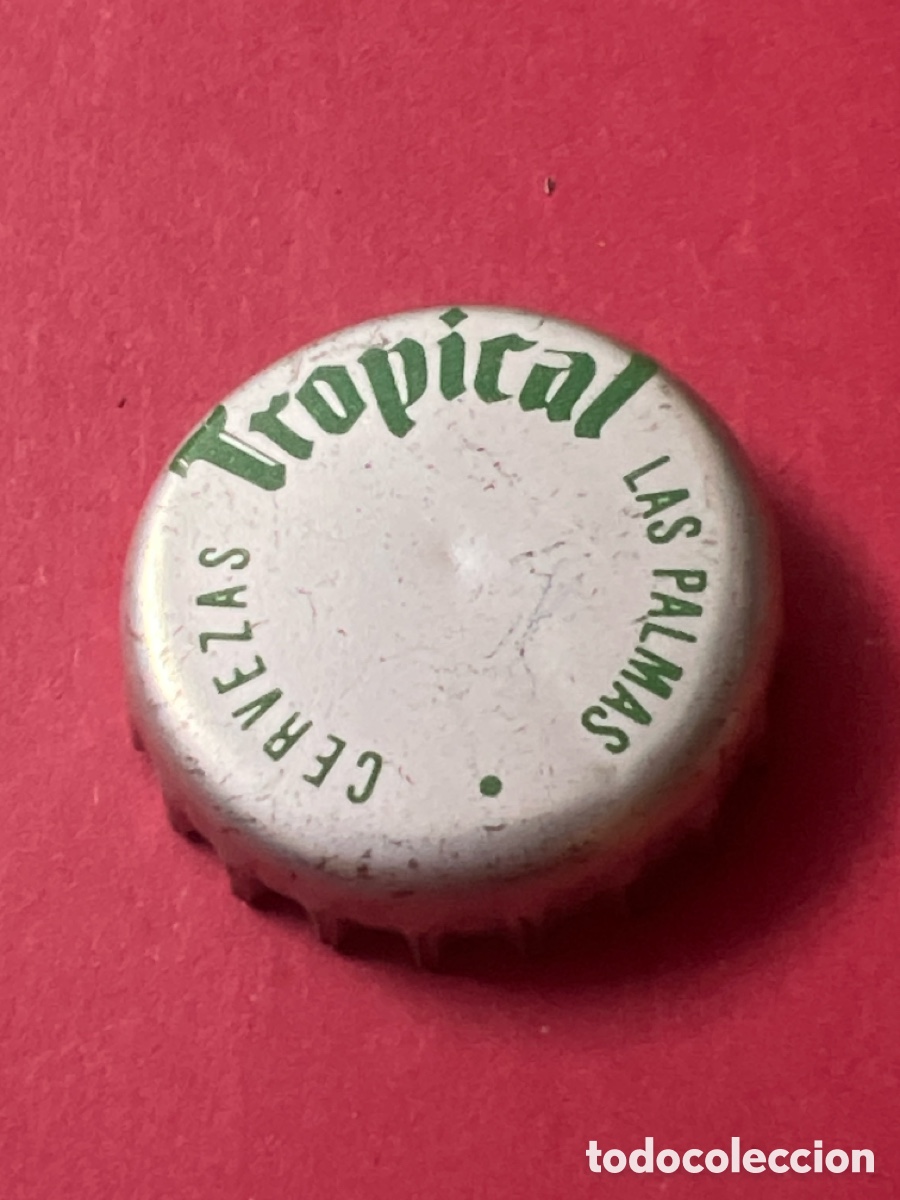 Coleccionismo de cervezas: T4/X9/J5. ANTIGUA CHAPA CORONA CERVEZA CERVEZAS TROPICAL LAS PALMAS