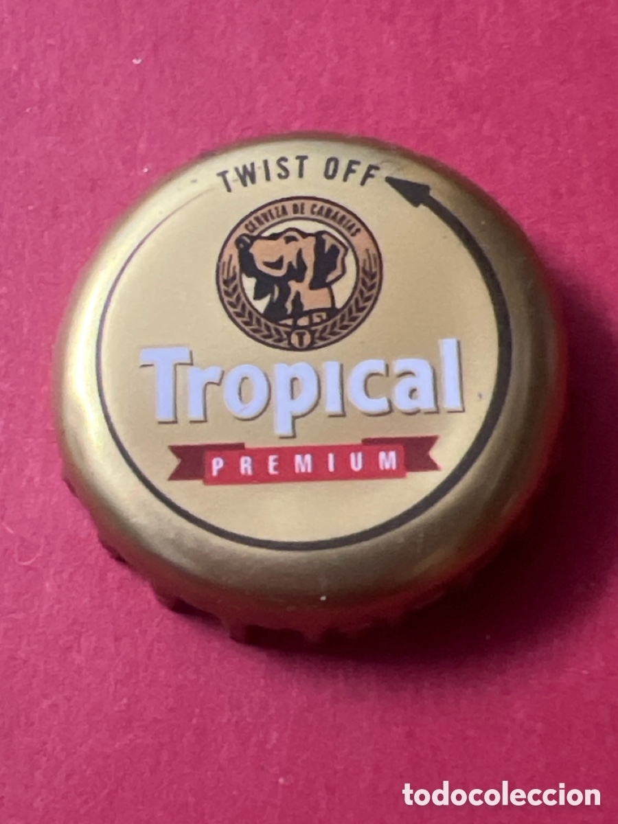 Coleccionismo de cervezas: T4/X9/K1. CHAPA CERVEZA TROPICAL