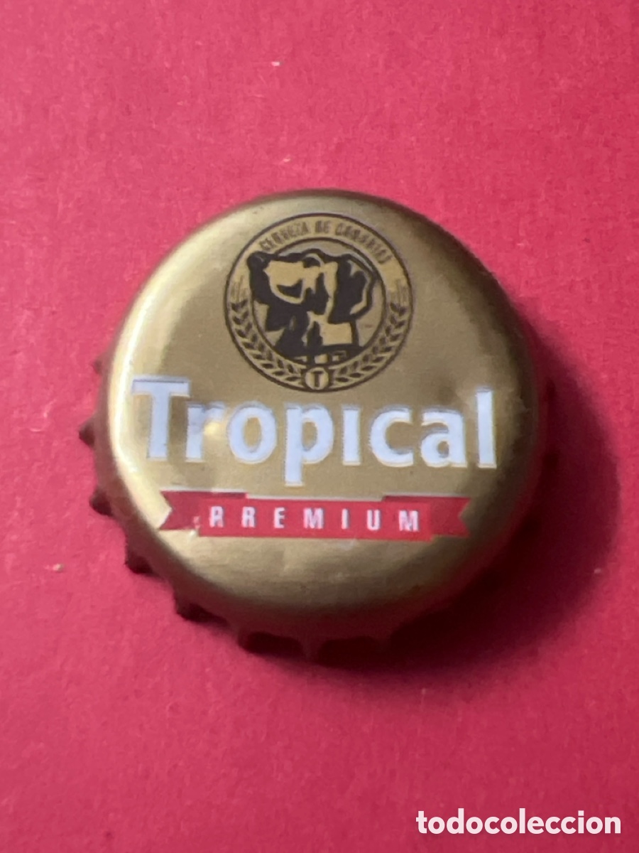 Coleccionismo de cervezas: T4/X9/K2. CHAPA CERVEZA TROPICAL