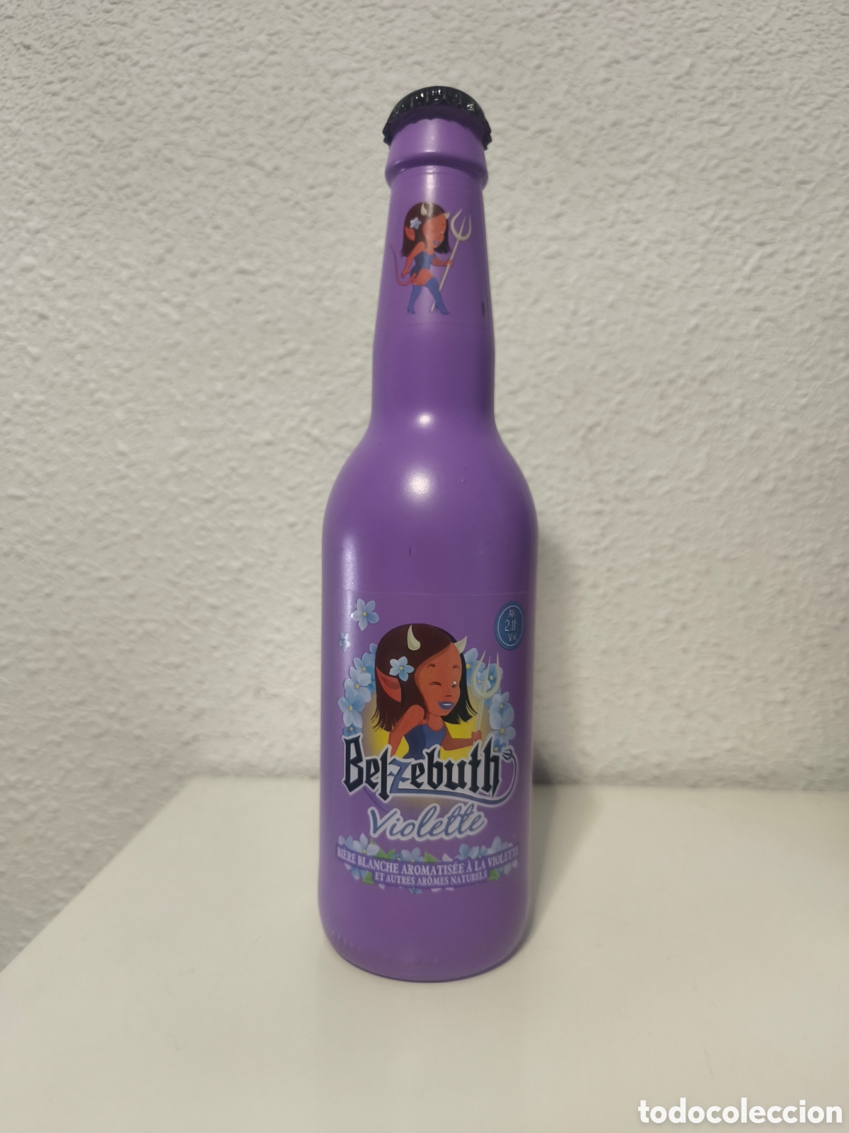 Coleccionismo de cervezas: Botella cerveza belzebuth Violette
