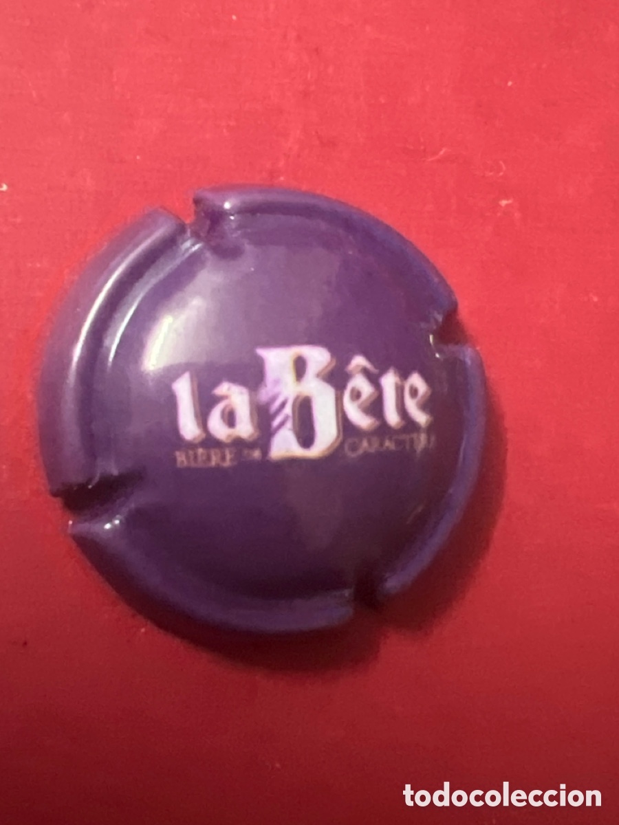 Coleccionismo de cervezas: T4/X9/O1. CHAPA DE CERVEZA DE 1/4. LA B&Ecirc;TE