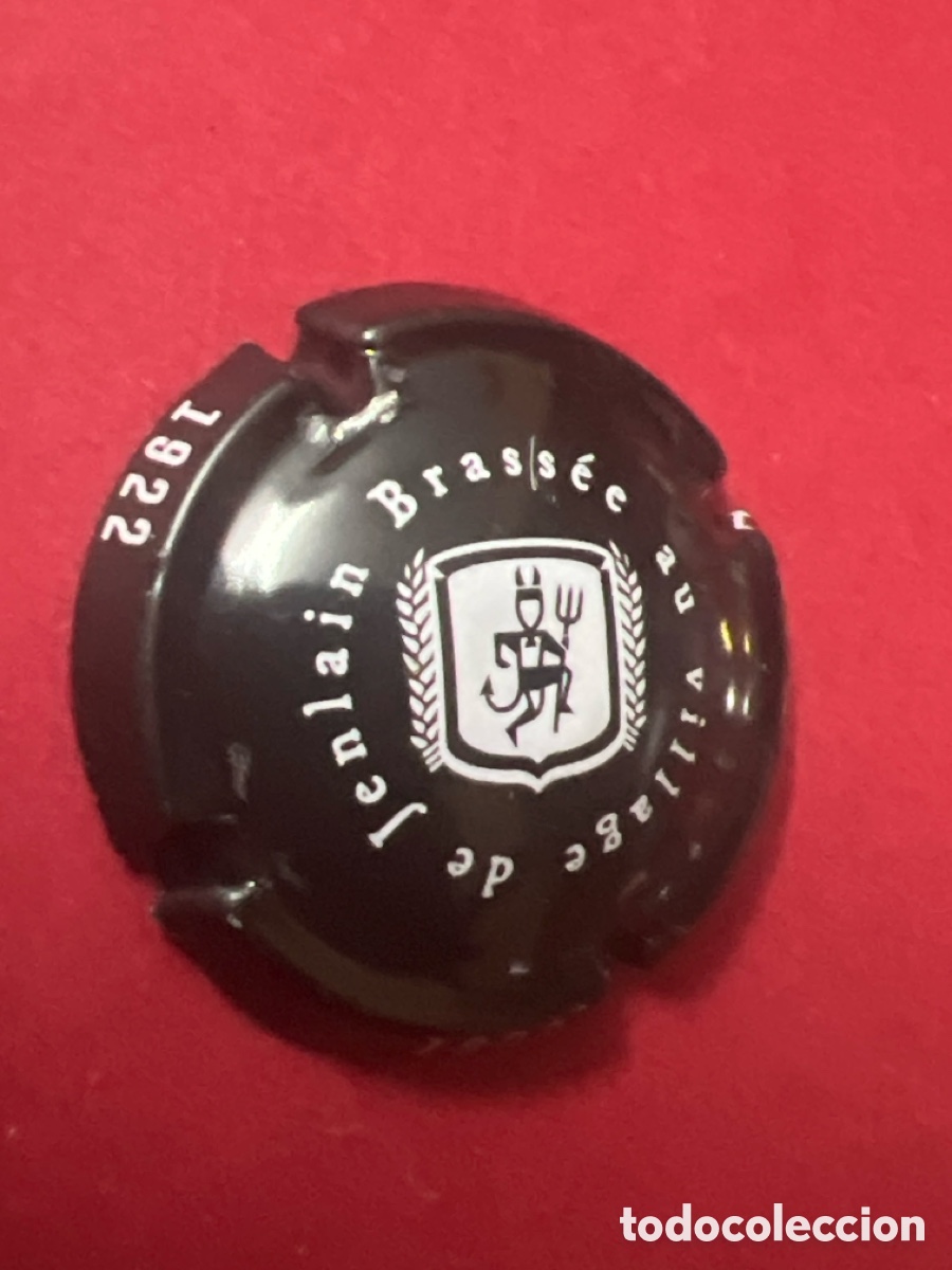 Coleccionismo de cervezas: T4/X9/O6. TAPON CORONA CAPSULA CHAPA CERVEZA &rdquo;MUSELET&rdquo; DE JENLAIN (FRANCIA)