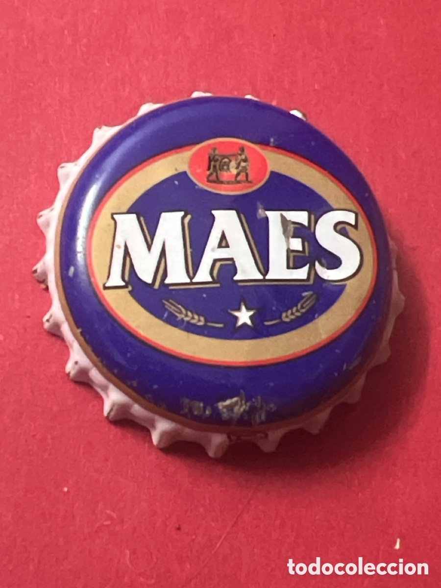 Coleccionismo de cervezas: T4/X9/K4. CAPSULE BOTTLE CAP KRONKORKEN TAPPI BIRRA CHAPA CERVEZA MAES.B&Eacute;LGICA