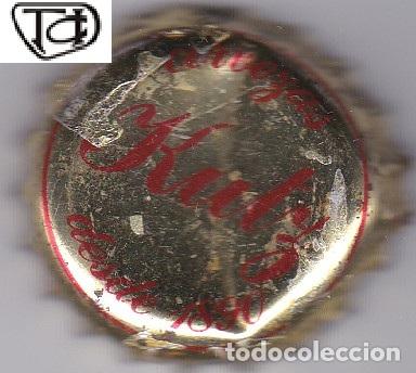 Coleccionismo de cervezas: Chapa Espa&ntilde;a kutz cerveza tapon corona