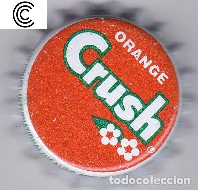 Coleccionismo de cervezas: Chapa Espa&ntilde;a orange crush refresco tapon corona