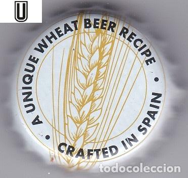 Coleccionismo de cervezas: Chapa Espa&ntilde;a estrella galicia China cerveza tapon corona