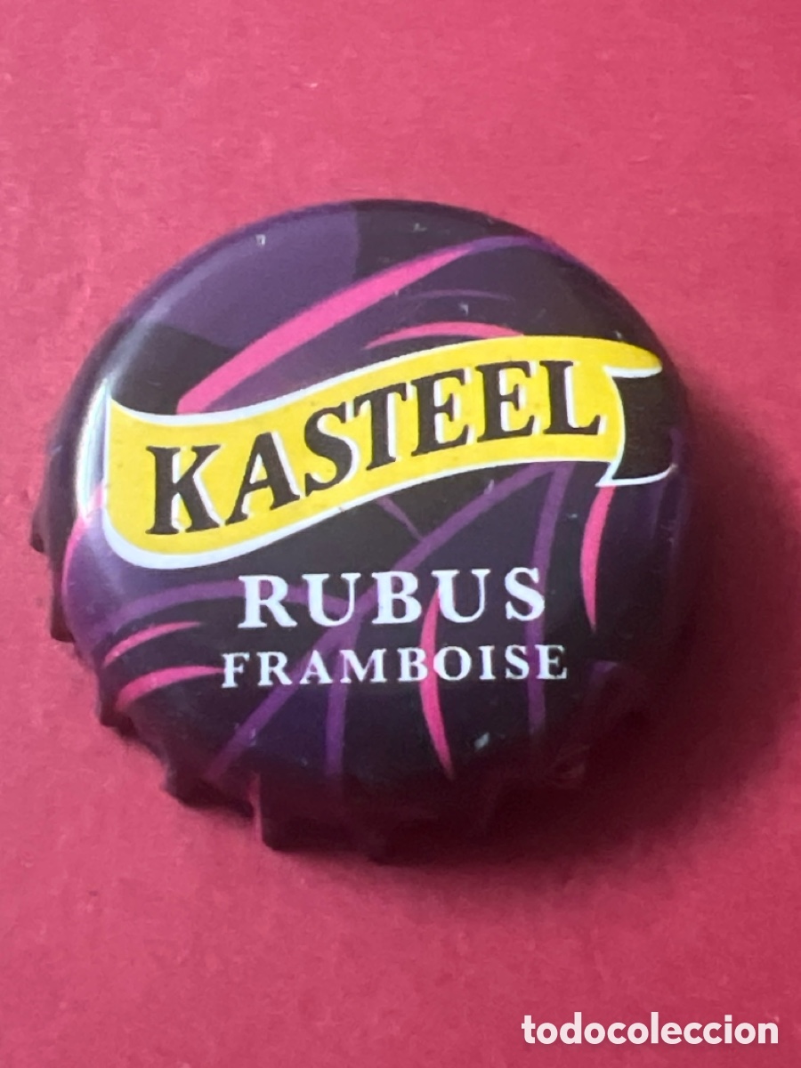 Coleccionismo de cervezas: Q212. Chapa tap&oacute;n corona de la cerveza belga KASTEEL RUBUS FRAMBOISE