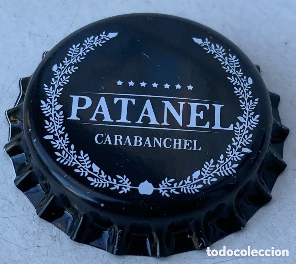 Collectable Beer: BOTTLE CAP TAP&Oacute;N CORONA BEER BIRRA BIER CHAPA CERVEZA ARTESANA PATANEL.MADRID--LOTE N. 4022-CARMANJO