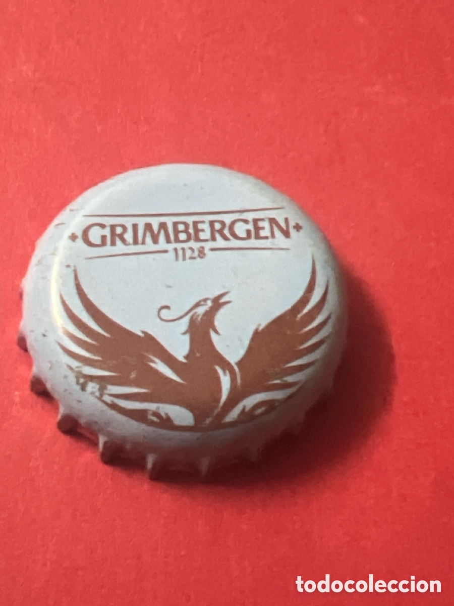 Coleccionismo de cervezas: T4/X7/P3. Chapa tap&oacute;n corona de la cerveza belga GRIMBERGEN