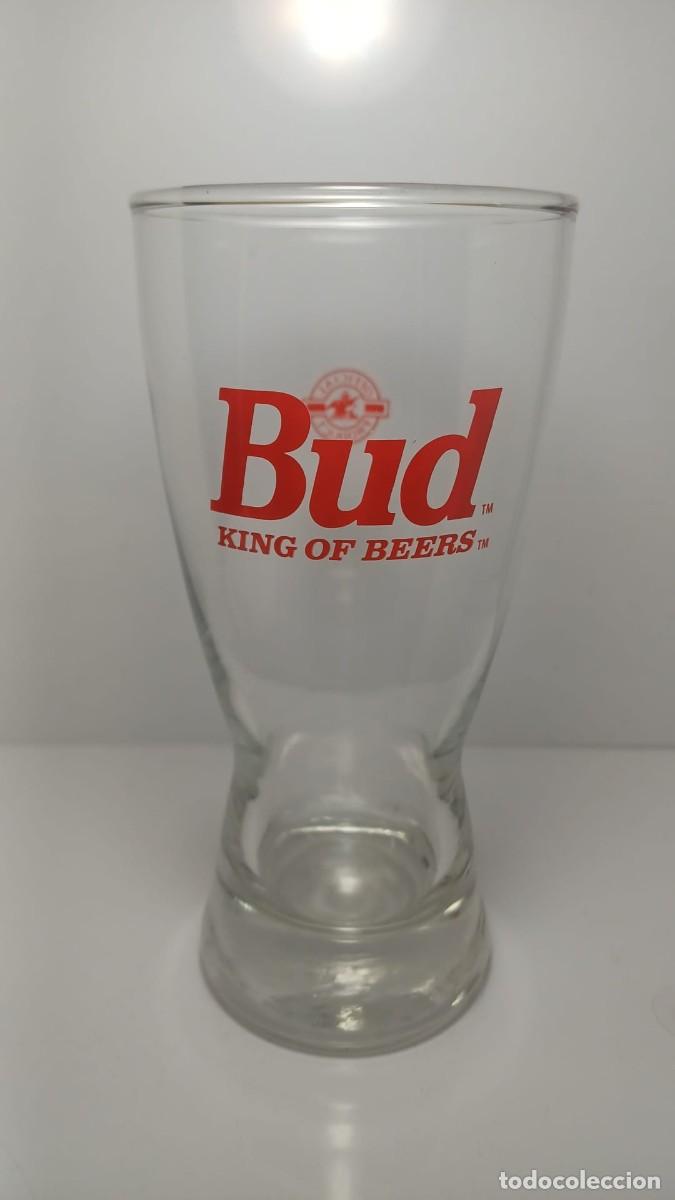 Coleccionismo de cervezas: Vaso cerveza Bud King of Beers 2000s