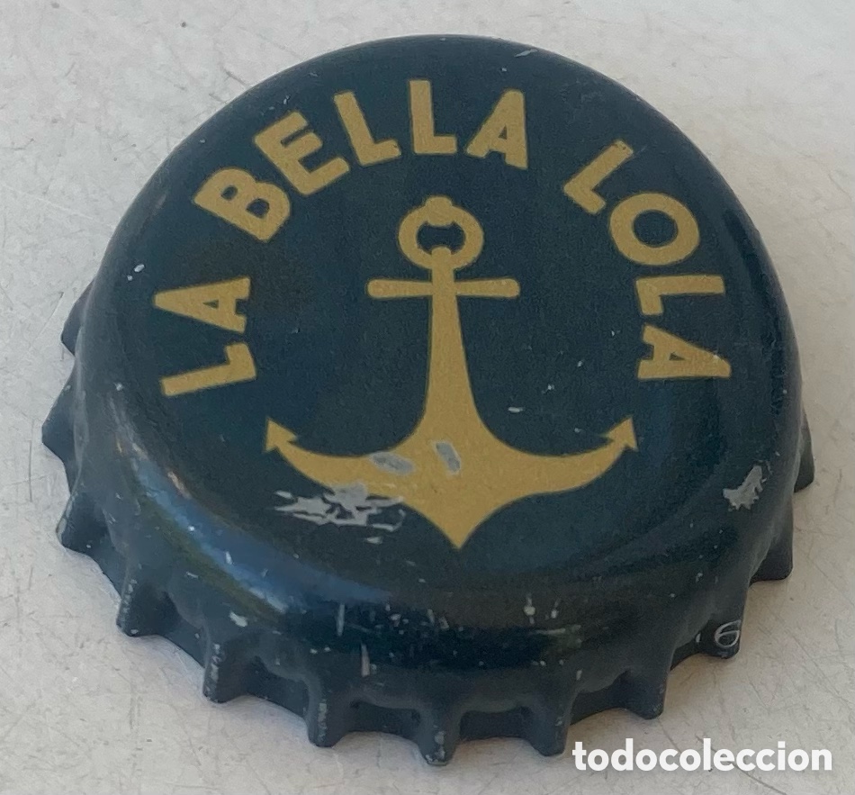 Coleccionismo de cervezas: BOTTLE CAP CHAPA CERVEZA ARTESANA LA BELLA LOLA(1). BARCELONA. FAB. CHAPA: U.--LOTE N.2391-CARMANJO