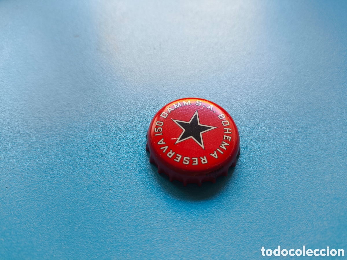 Coleccionismo de cervezas: Chapa Cerveza Estrella Damm Bohemia (U)