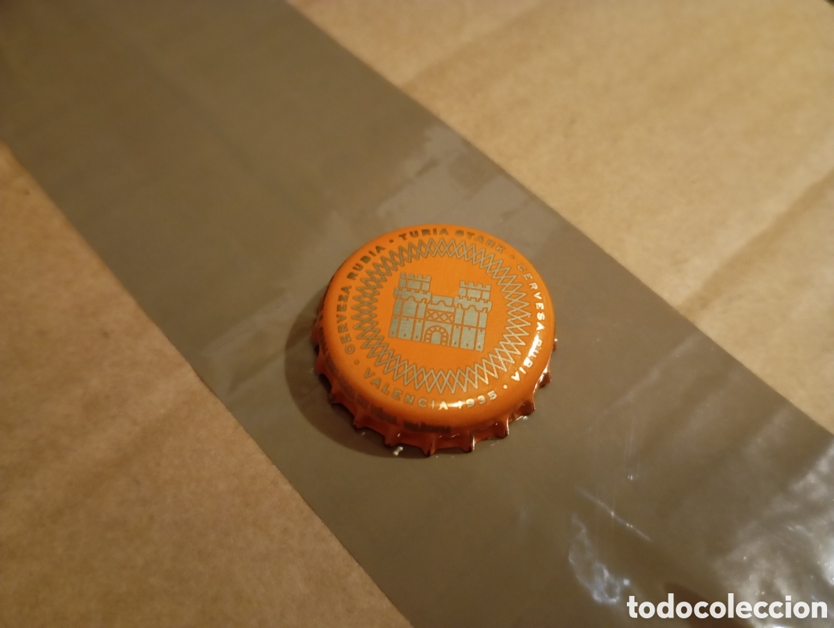 Coleccionismo de cervezas: Chapa Cerveza Turia Stark (U)